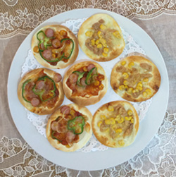 餃子の皮で簡単ピザ